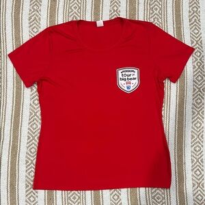 Tour Big Bear 2022 Athletic T-Shirt - Red